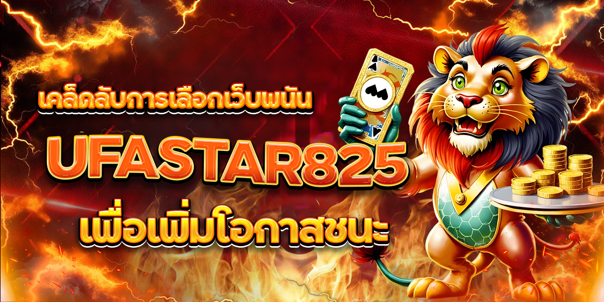เคล็ดลับการเลือกเว็บพนัน UFASTAR825 เพื่อเพิ่มโอกาสชนะ